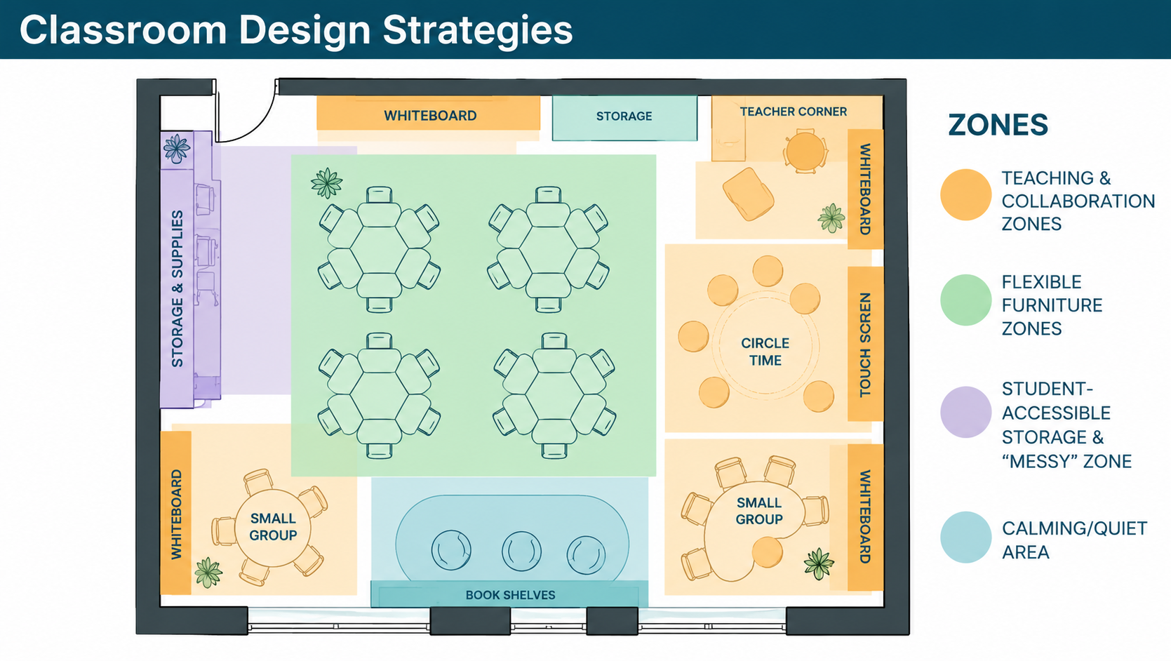 Classroom Design Strategies Floor Plan