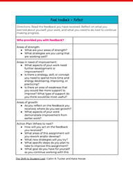 Copy of The Shift to Student-Led _ Figure 31_ Read Feedback and Reflect Form