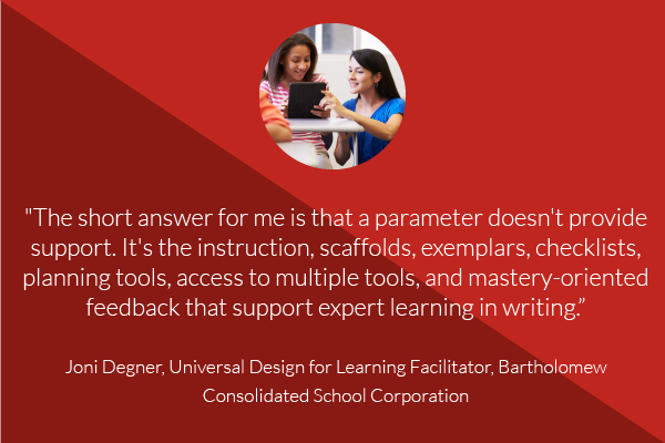 UDL and Writing