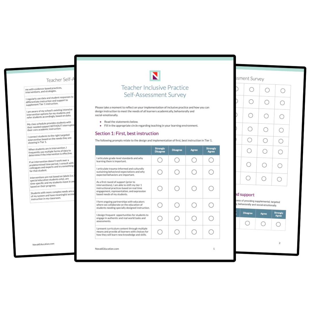 Teacher survey