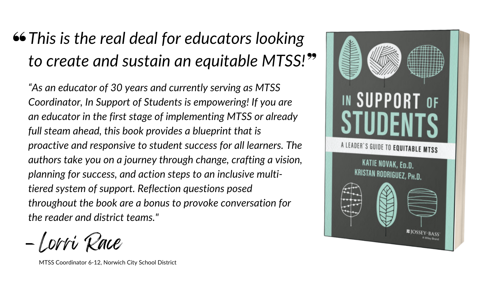 This is the real deal for educators looking to create and sustain an equitable MTSS