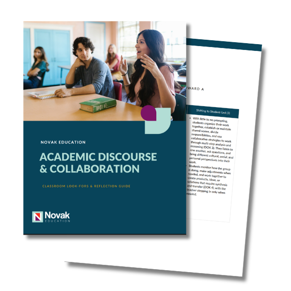 Academic Discourse &amp; Collaboration Guide - Novak Education