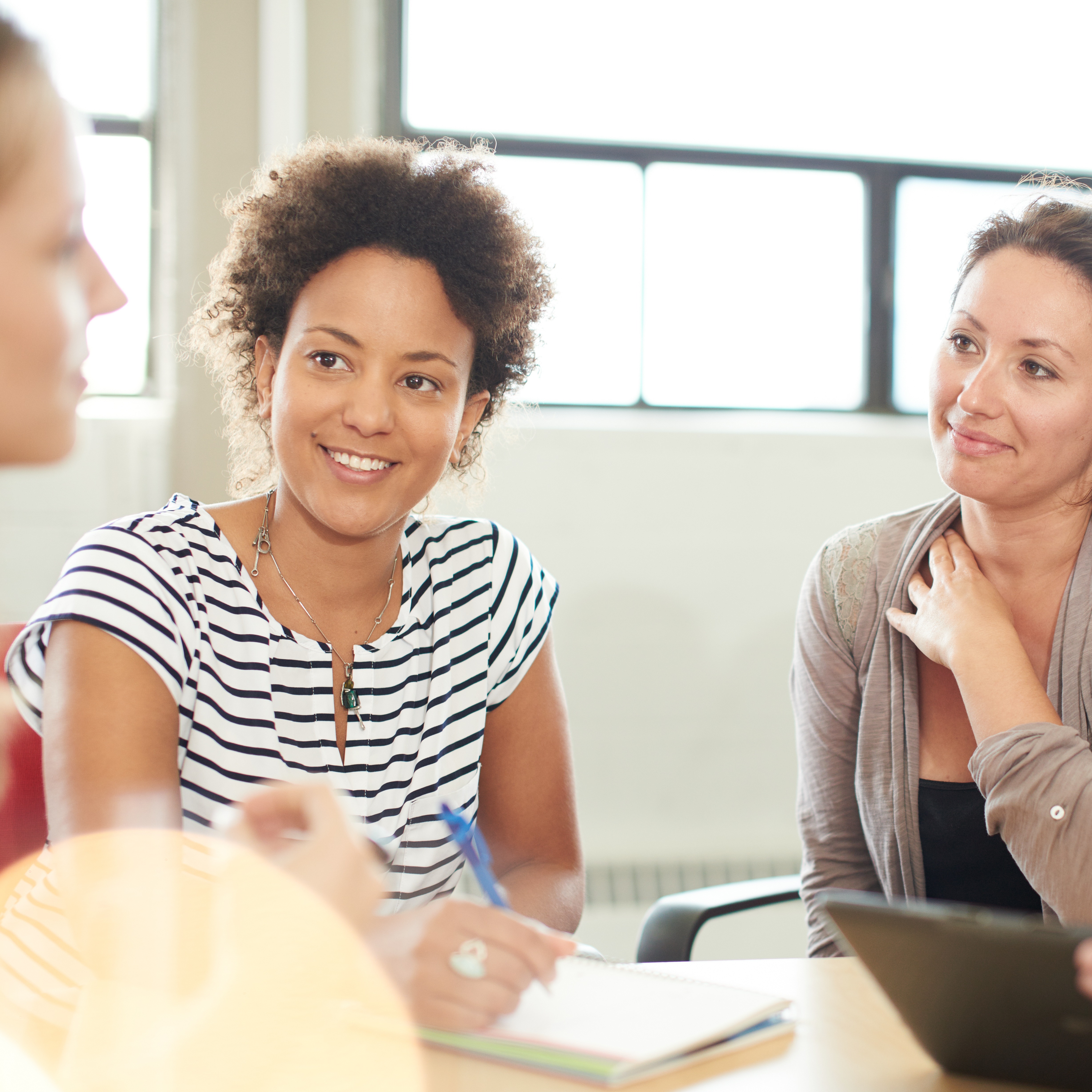 Team of teachers working together