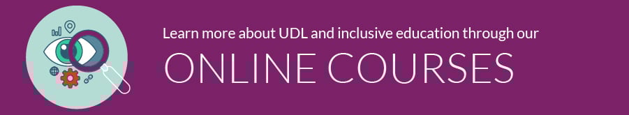 Online Courses on UDL and Inclusive Education