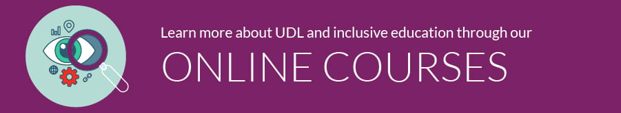 Online Courses on UDL and Inclusive Education