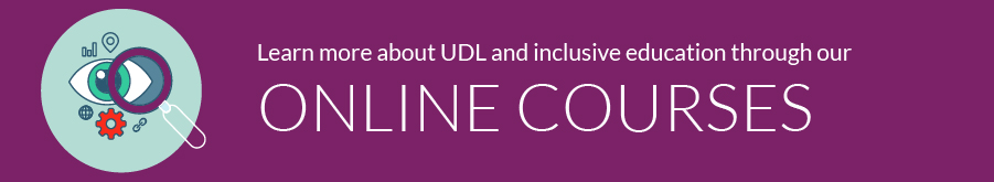 Online Courses on UDL and Inclusive Education