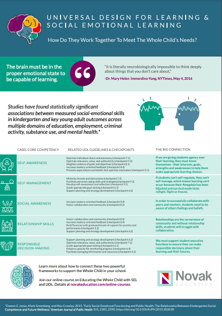 UDL and SEL Inforgraphic