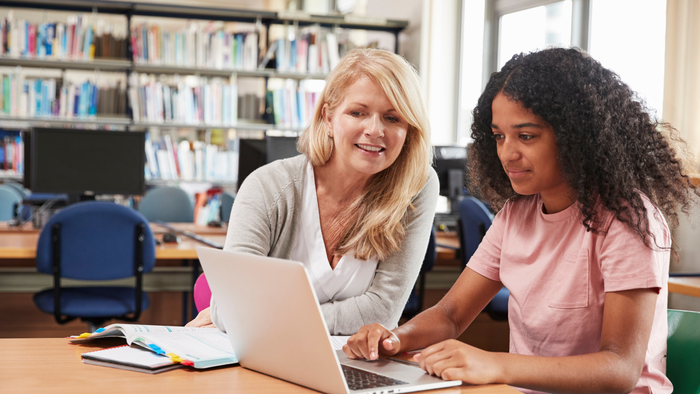student leveraging materials created by teacher in less time (by using AI)